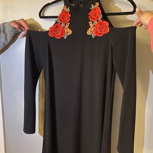 Black Off the Shoulder Dress